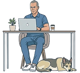 Illustration Michael und Evita